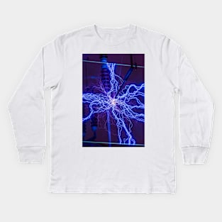 High voltage electrical discharge (C029/3172) Kids Long Sleeve T-Shirt